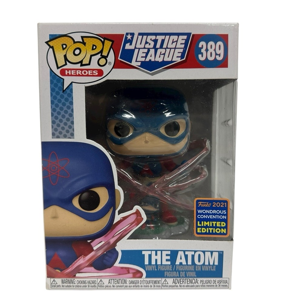 Funko Pop DC Justice League The Atom #389 WonderCon 2021 Official Sticker NEW